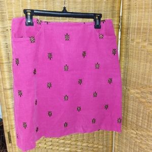 Lilly Pulitzer corduroy miniskirt size 8